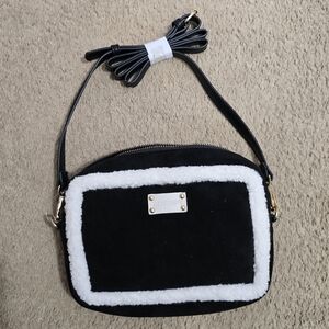 Black and White Crossbody Bag